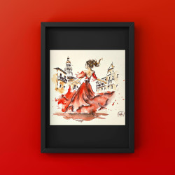 Danseuse de Flamenco