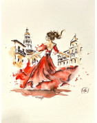 Danseuse de Flamenco