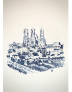 Laon d'après une gravure du XIXe