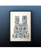 Cathédrale de Laon de face