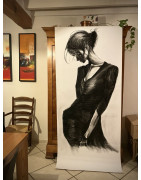 Silhouette robe noire