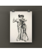 Danseurs fusain 2