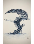Danseuse sur les mains