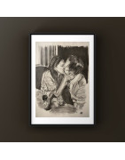 Un baiser en terrasse